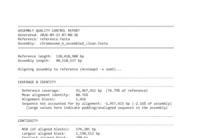 build a reference guided chromosome assembly from your scaffold genome